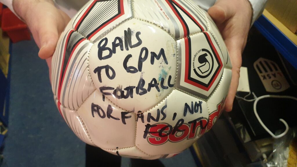Football from St Johnstone FC survey